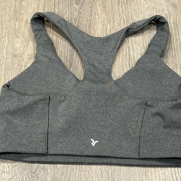 JoyLab Size Medium Gray Sports Bra J3 - Picture 2 of 3